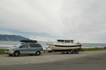 Tortuga enroute from San Juans back home to Ventura.  Crescent City. 2008.