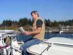 David naming Jo and Davids boat as Spirit.