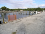 Hurricane-damaged section of Flamingo marina