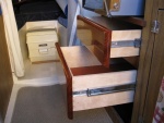 Drawers on full extension, soft close slides.