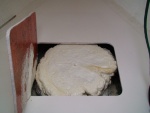 Foam under cutout for forward hatch