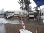 Prince of tucson rv park in the rain