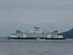 Brock passing the ferry in his new 23!