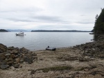 At the outer beach in Eagle Harbor