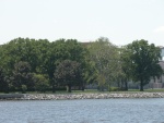 A view of Hospital Point, home of the US Naval Hospital, Portsmouth, VA.. There is a terrific achorage for the 'Snow-Birds' to anchor in as they traverse the ICW, near mile marker #1.