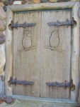 All the cedar shutters have different wildlife carvings - done by the same gentleman. He did all the work/craftsman/artist work - everything.