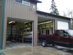 Dave S  graciously loaned the use of his garage as it was supposed to rain