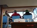 February: Moving Elliott's
boat from Semiahmoo to 
LaConner. Joe, Tom Sr & 
starcrafttom Tom.
