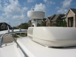 Radar mount with docking lights