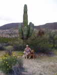 Catavina Mexico - Anne & the boyz in the desert