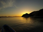 Sunset at Puerto Ballandra - Life is good!