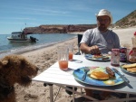 brunch on the beach at San Telmo - it doesn't get any better than this WOW