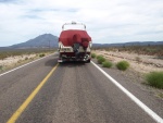 width of the Mexican roads and our boat trailer - EEKK!