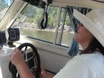 Ruth decides she wants to take the wheel, first time and she's a natural !