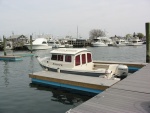  Retriever at her slip in Hyannis Harbor