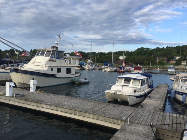 Docked at Gore Bay