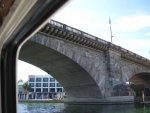 going under London Bridge in Lake Havasu