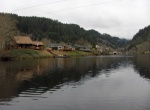   'river homes' alongside the Alsea.