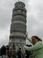 JoyceHoldingUpLeaningTower.jpg