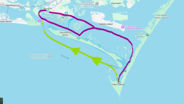 2026 Cape lookout approx routes.png