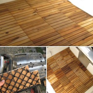 Teak Tile Decking