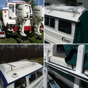 Under-galley stowage on 22 Cruiser "Carpy."