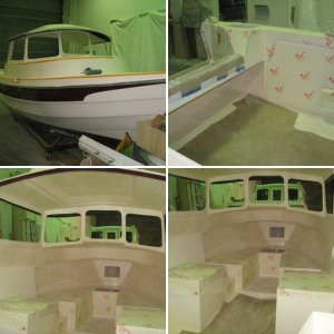 V-Berth being prepped for install