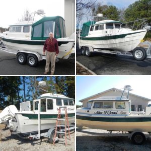 Charlie\'s new boat getting ready