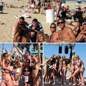 Spring break on South Padre Island