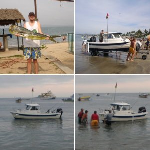 beach launching in Mexico