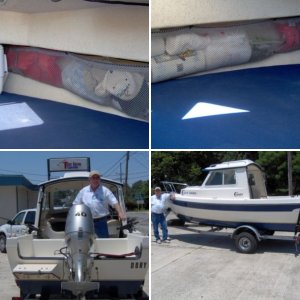 Cajun Dory and tow vehicle