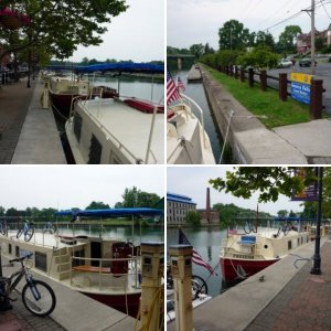 P1000451 boat entering double lock 2&3 Seneca/Cayuga canal heading west.