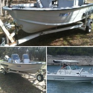 Aluminum boat I rebuilt from the keel up