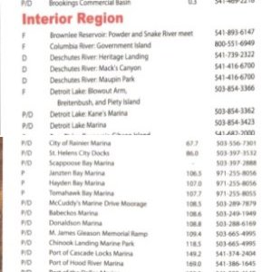 Oregon pump out stations page 1