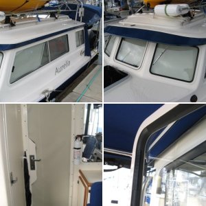 hook side pieces on frame