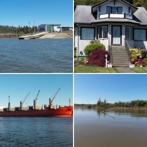 The 28th street boat launch in Hoquiam.  It is new.  It wasn't here when I had my paper route on 28th street.