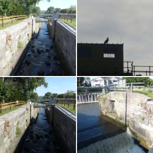 Waterford town dock, the eastern start of the Erie Canal
