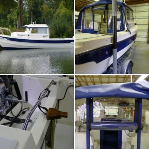 1 
Start of Refit & Restoration 2010 19foot C-Dory (name) "Windfall"