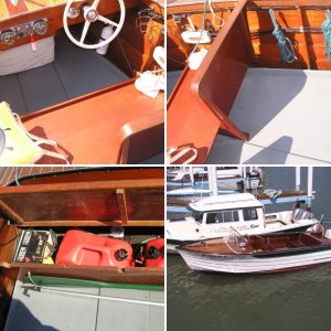 1957 16 ft Barbour with a 1959 Johnson 50hp
