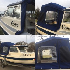 Camper Back Option: 3 section design.