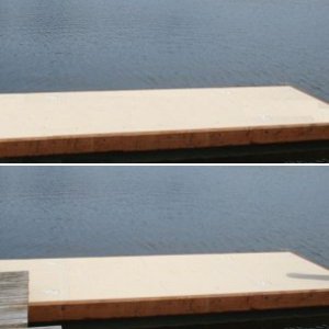 If any C-brats are in search of the perfect float, give us a call.   Here is an example of one of our floats.   We also offer a version that has fiberglass grating down the entire middle opening up the underside of the dock to the sun.   We are the only fiberglass manufacturer doing this.   Give us a call today.