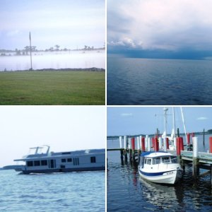 22MAY10-Pusher Barge on ICW at  Bay River