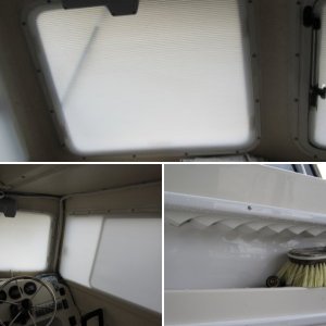 Vents installed in cockpit storage bins