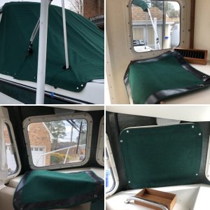 Curtain to cover fuel tanks