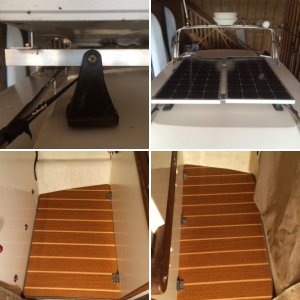(Pat Anderson) Electronics Shelf (built by David on Anna Leigh) and Helm - AudioSource Speakers