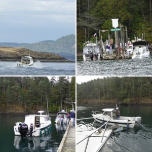 Friday night in Anacortes. When a 32 Nordic is the little boat at the dock