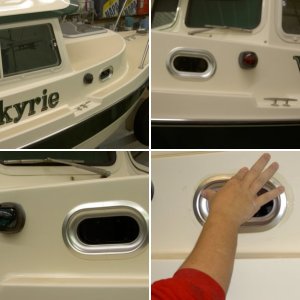 Porthole installation: How-to Project stolen/borrowed from Rollie on C-Batical!
