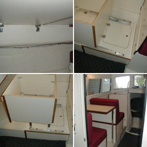 Seat Box pivoting from forward to aft