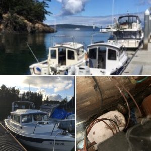 Cockpit side of transom