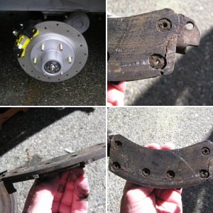 Brakes need replacing.